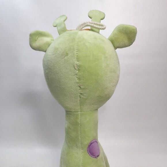 PLUSH TOY 15" Cartoon Smiling Candy Candy Green Color Spots Giraffe - Picture 6 of 12